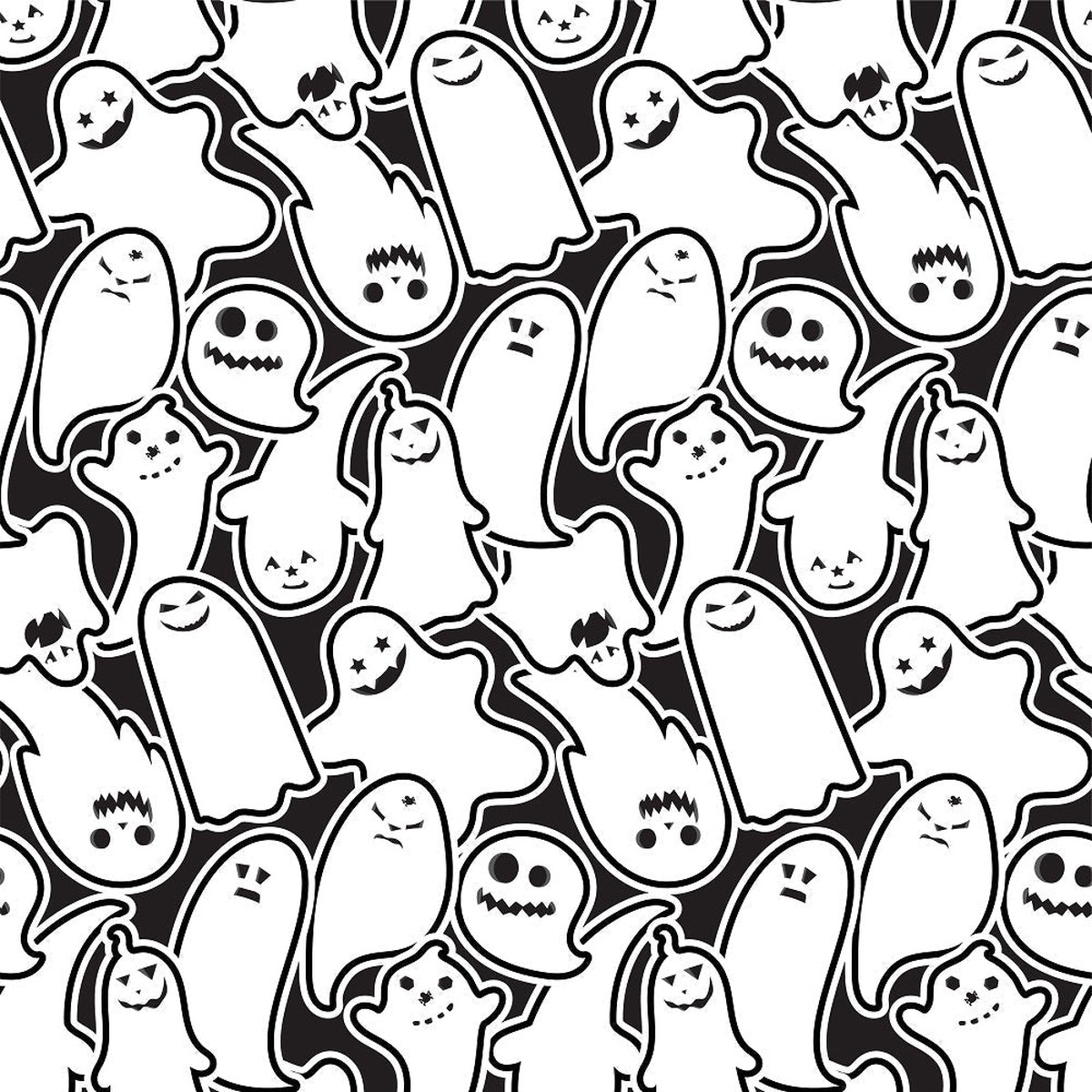 Packed Ghosts Fabric