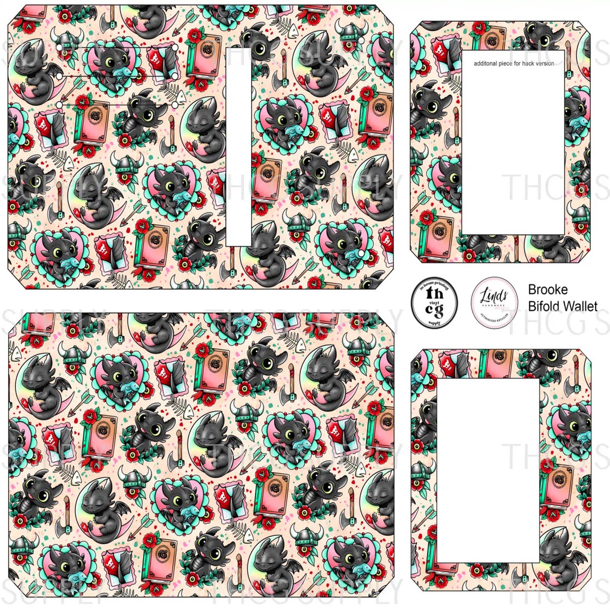 Cut and Sew - Brooke Bifold Wallet MT014 No Teeth