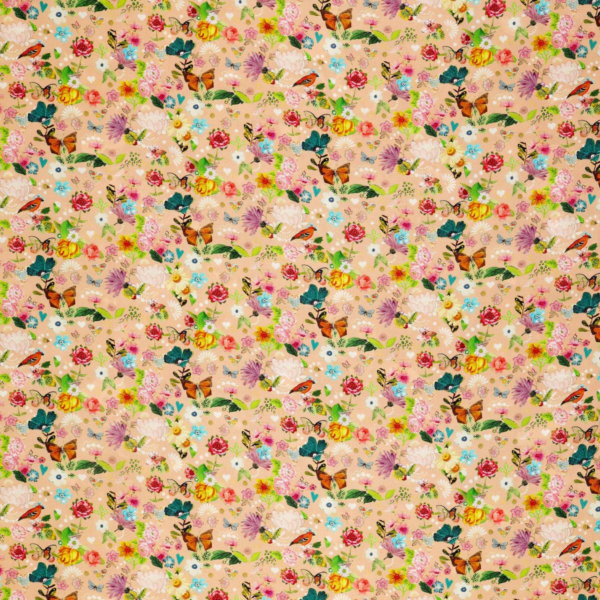 Follow Your Joy Fabric Collection - Sunshine Floral Peach