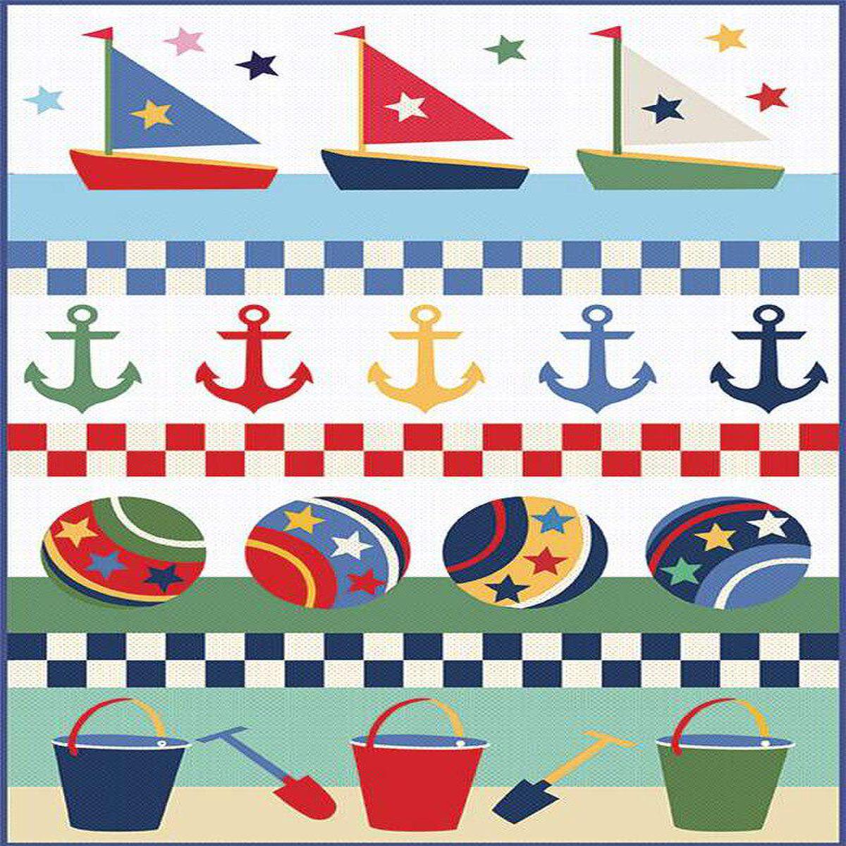 SALE Beach Medley Quilt PATTERN P205 - American Jane Patterns - Riley Blake Designs - INSTRUCTIONS Only - Applique