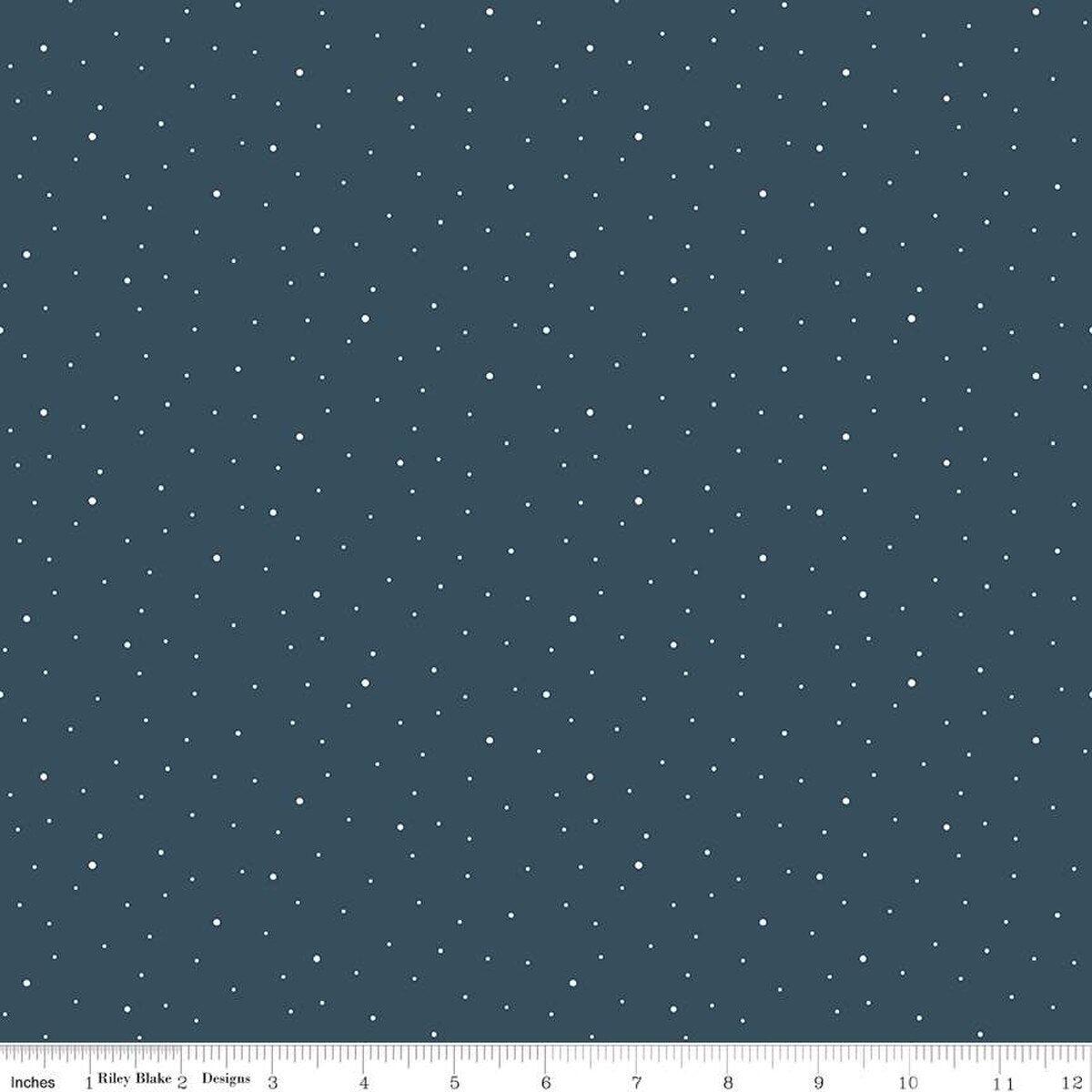 Fabric Riley Blake Basics Stargazer Dapple Dot by the Quarter Yard C640-STARGAZER