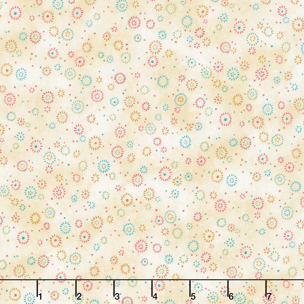Star Of Wonder, Star Of Light - Twinkle Multi Cream Yardage