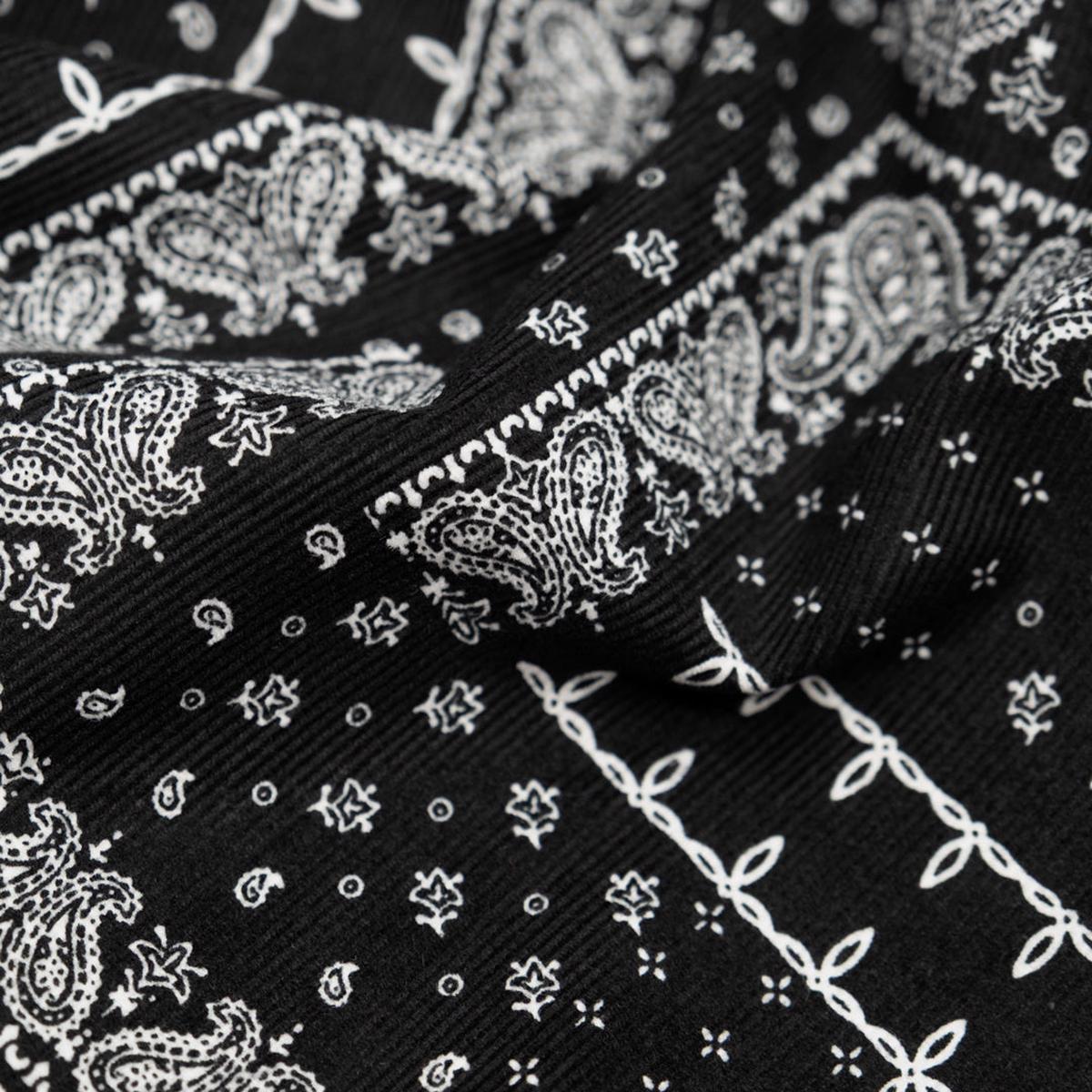 Deadstock Bandana Baby Cord - Black