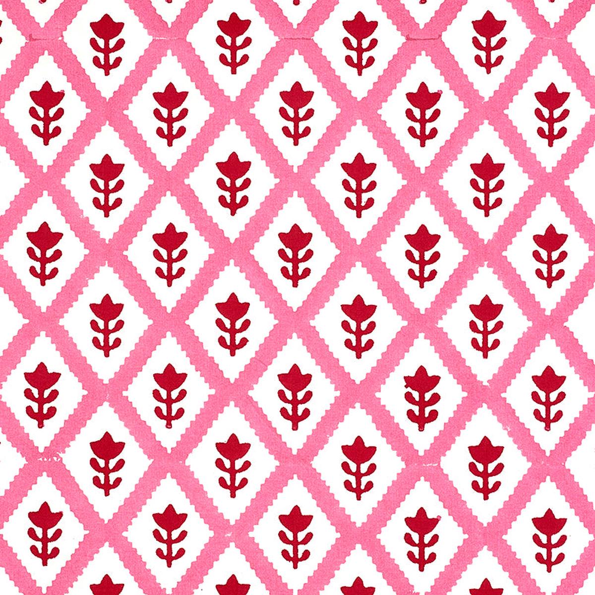 SCHUMACHER MOLLY MAHON BUTI HAND BLOCK PRINT PRINTS PRINTS PINK - 179231