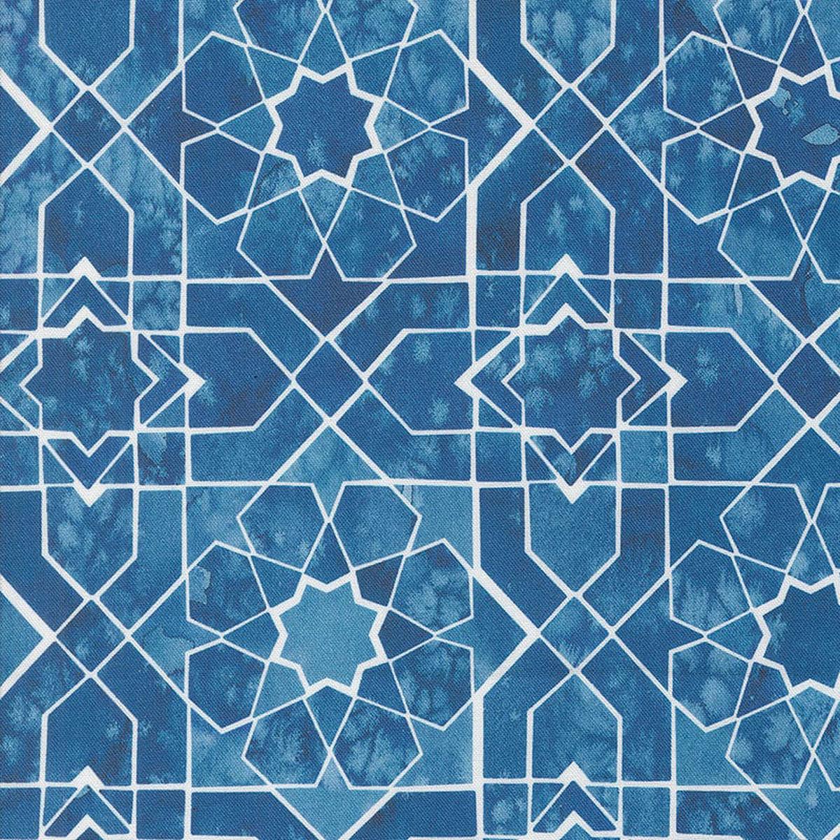 Moda Sunshine and Blue Skies Fabric - Mosaic Sky Indigo 39822-14