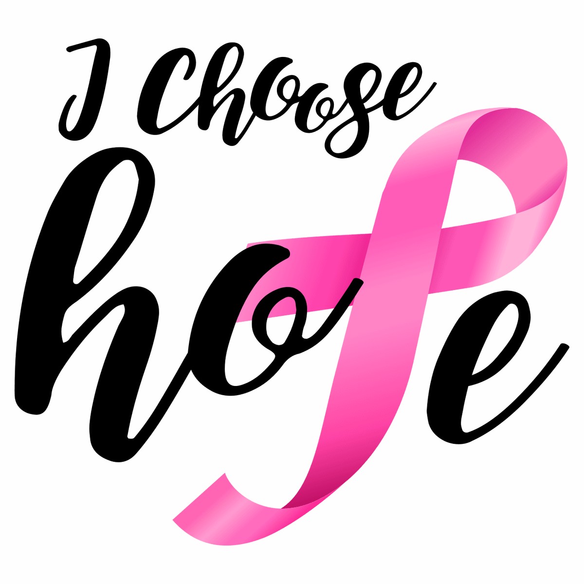 I Choose Hope Fabric Panel