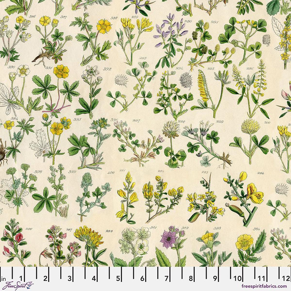 Yellow Botanical Tim Holtz Eclectic Elements - Palette - (14 yard)
