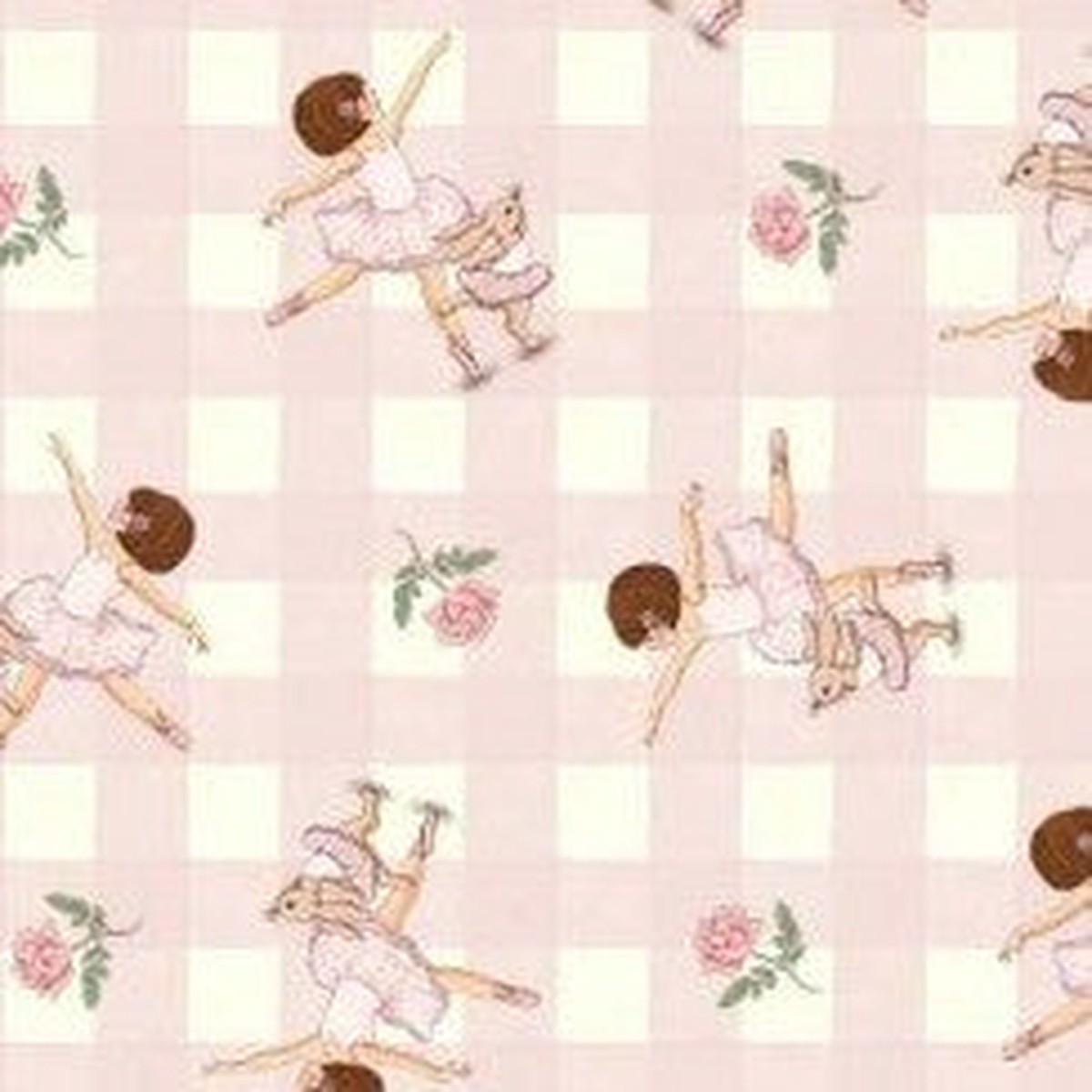 Michael Miller - BALLERINAS AND BUNNIES - DDC12589-CREM-D