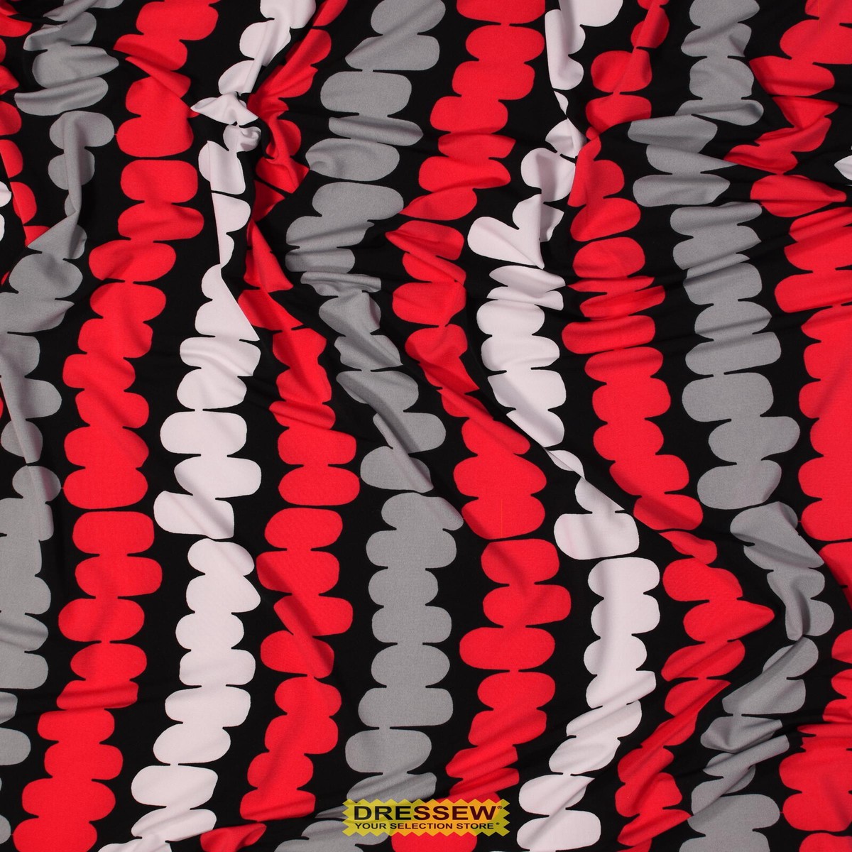 Tower Lycra Print Black / Tomato