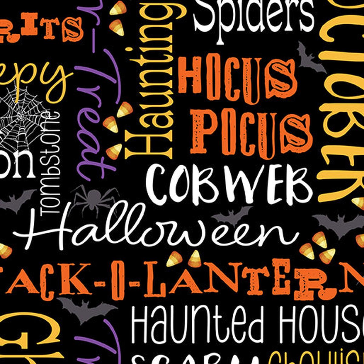 Ghostly Soiree Ghostly Words Black