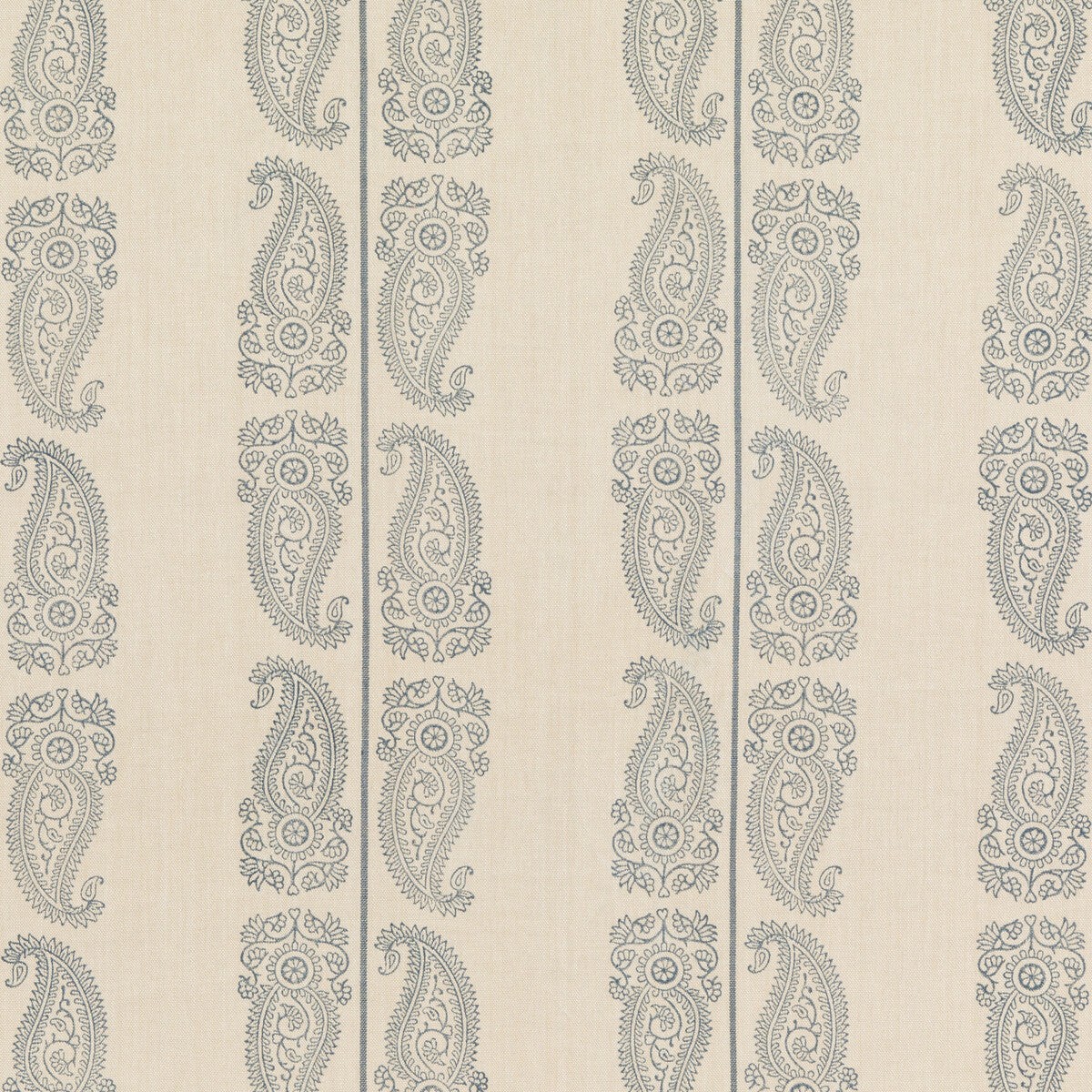 G P & J BAKER - CROMER PAISLEY- INDIGO - Fabric by the Yard