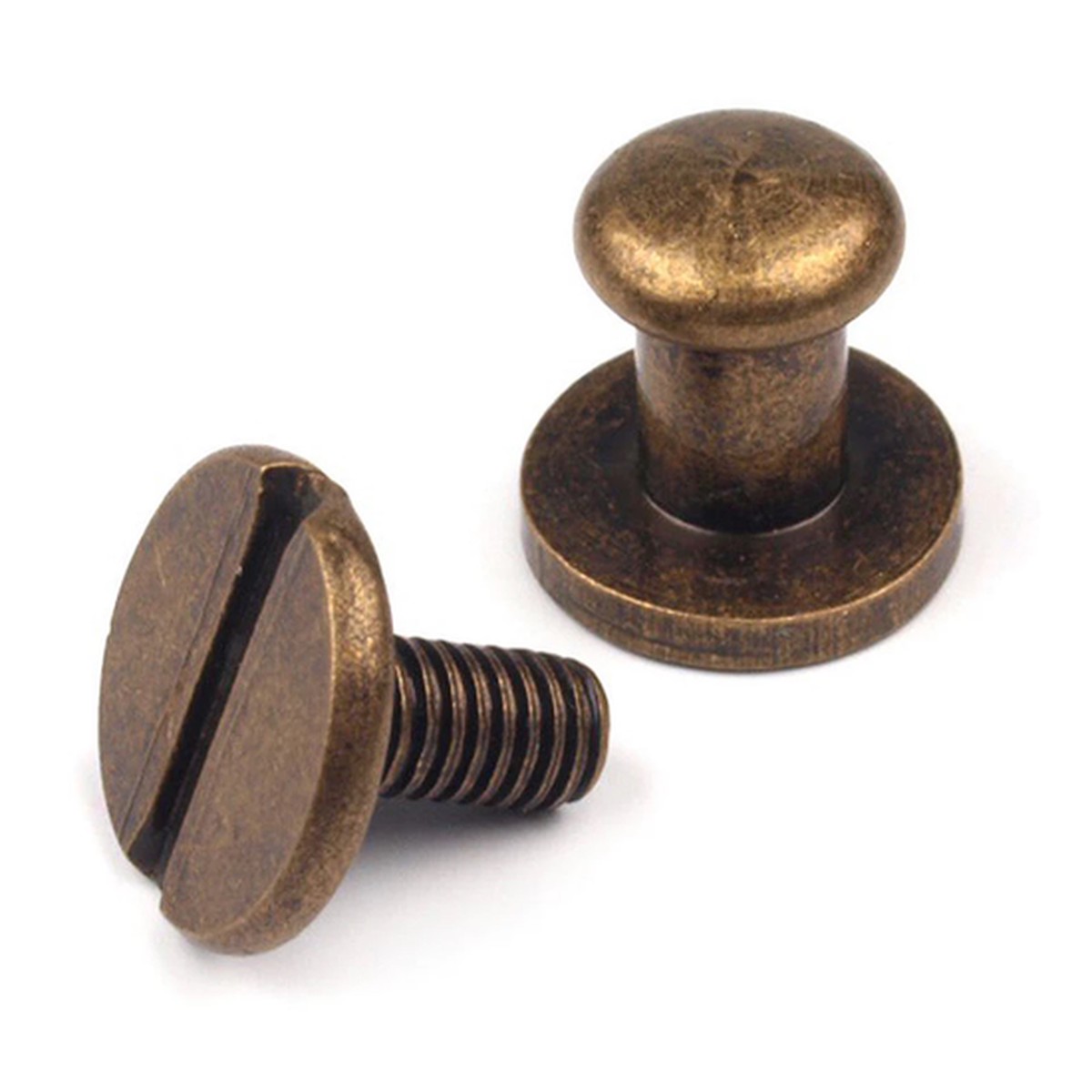 Screw In Rivets for Leatherwork (1pc) - 9mm