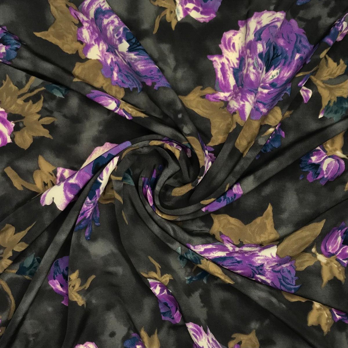 UB-Roses For A Cloudy Day - Natural Blend Woven - Grey Abstract - 1.67M Bundle
