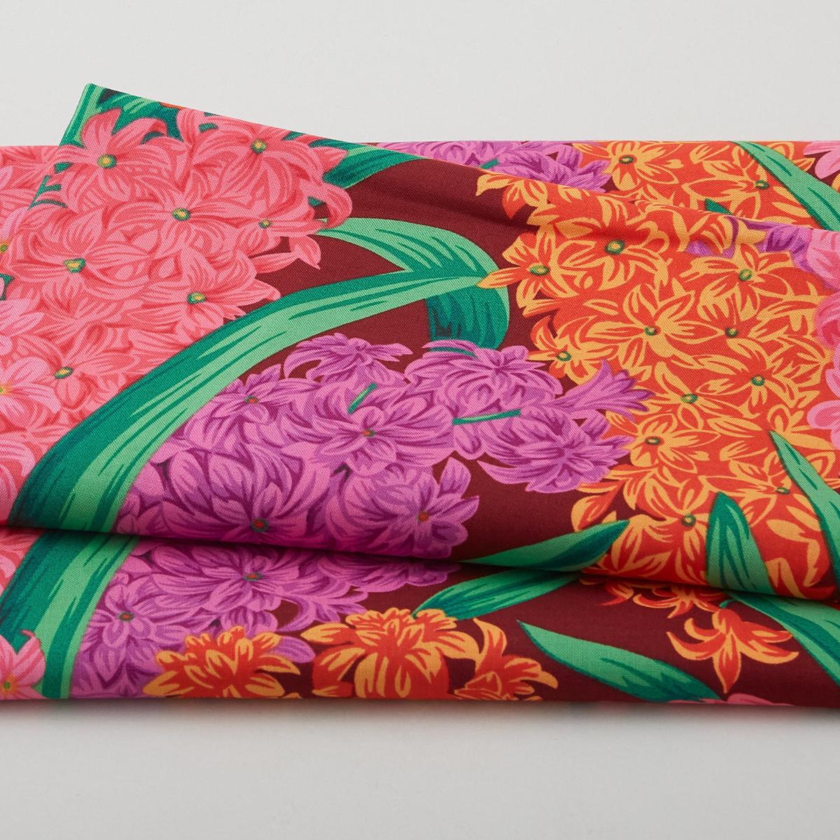 Kaffe Fassett - Collective August 2023 Hyacinthus - Red 2 Yard Cut
