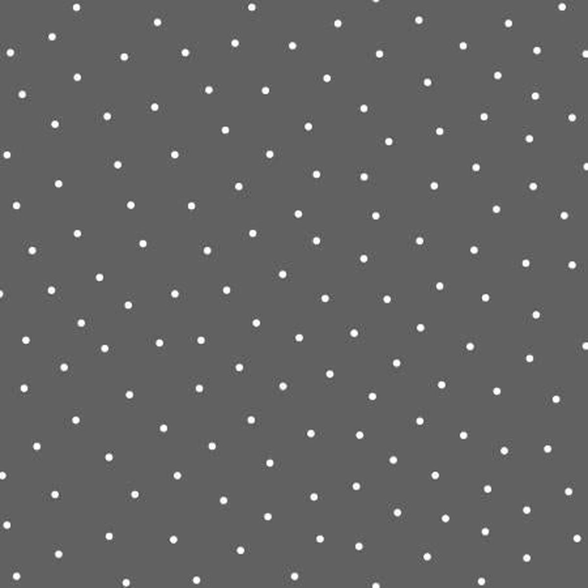 Kimberbell Basic Flannel - Grey/White Dot - MASF8210 FLAN KW