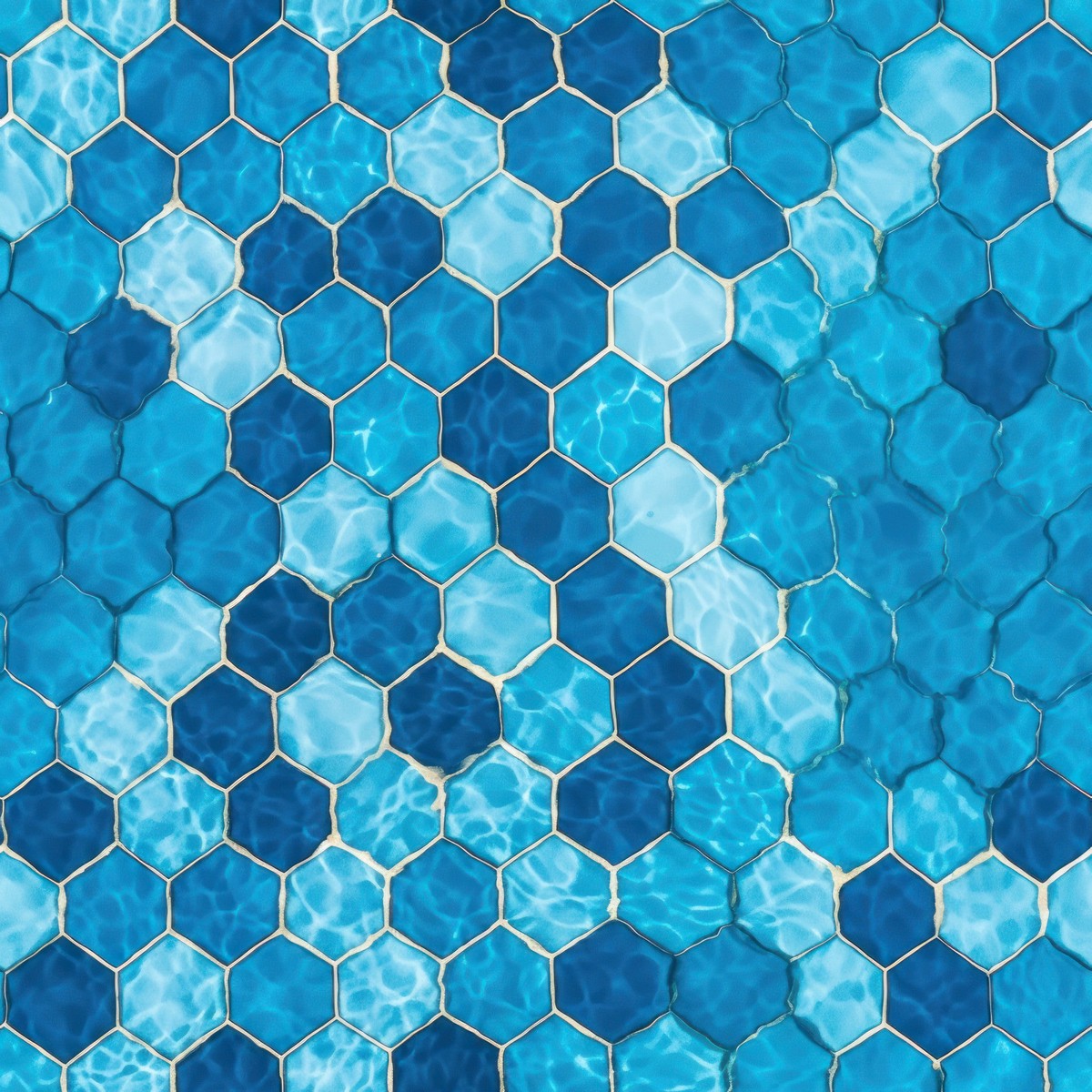Pool Water Ripples Pattern 2 Quilting Cotton Fabric