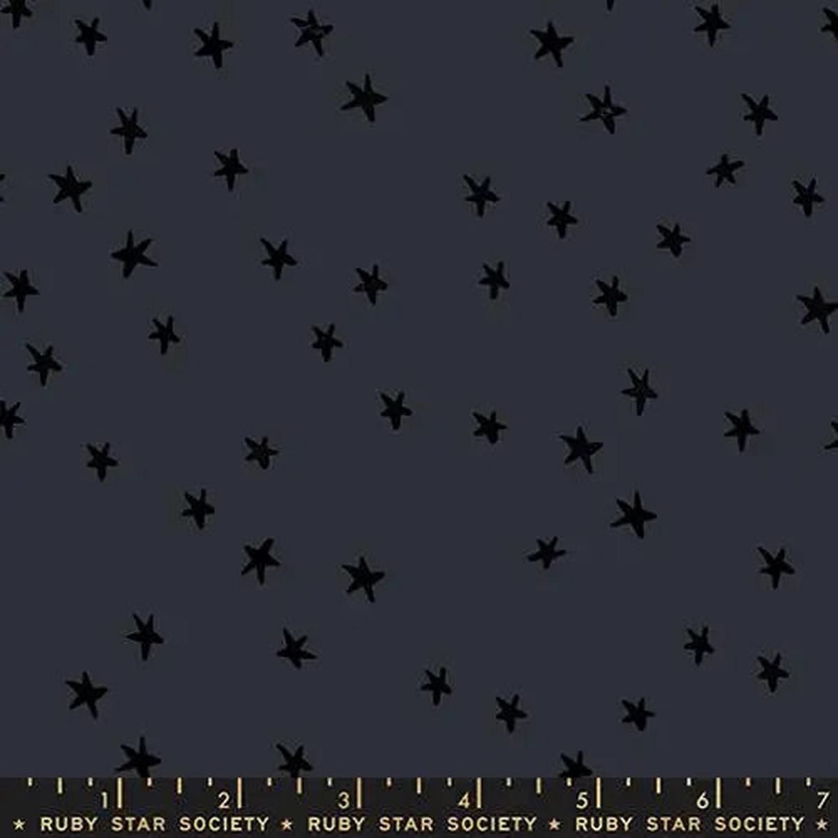 Starry New Charcoal 43"/44" Fabric Per Yard