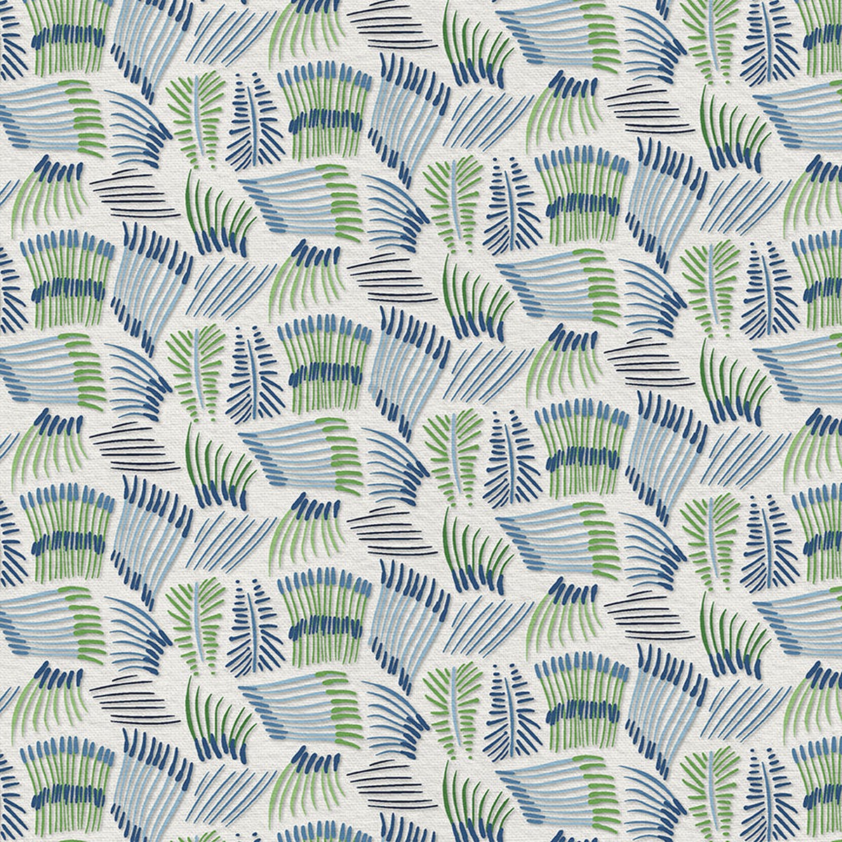 Fanning Lines - Blue/Green