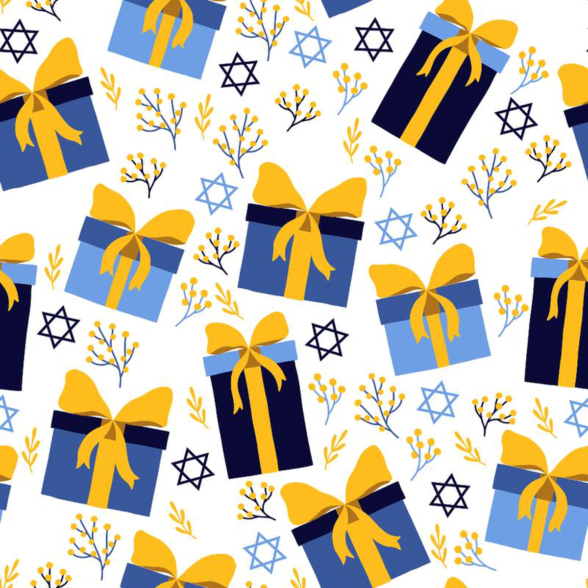 Happy Festival of Lights Pattern 16 White Quilting Cotton Fabric