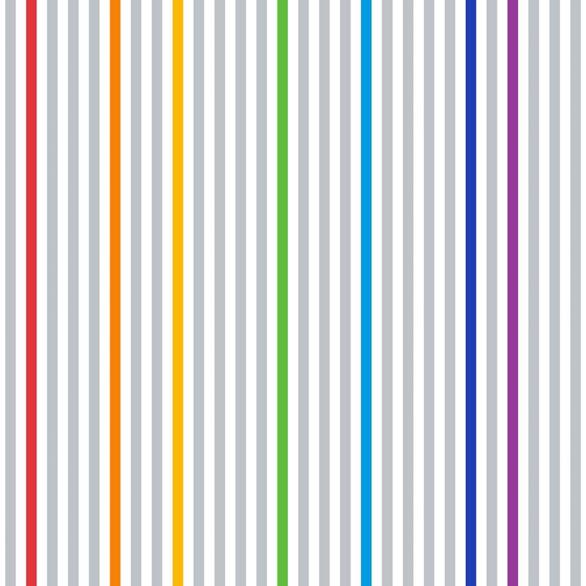 Vertical Stripe Fabric - MultiGray