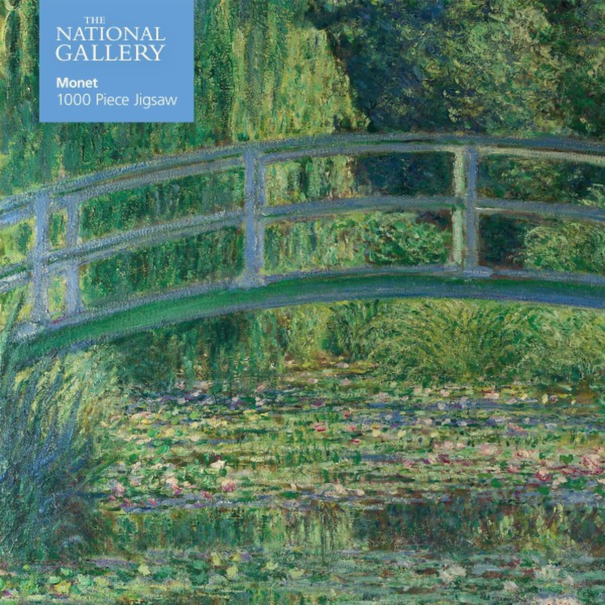 Jigsaw Puzzle (1000pcs) - National Gallery Monet Bridge Over Lily Pond