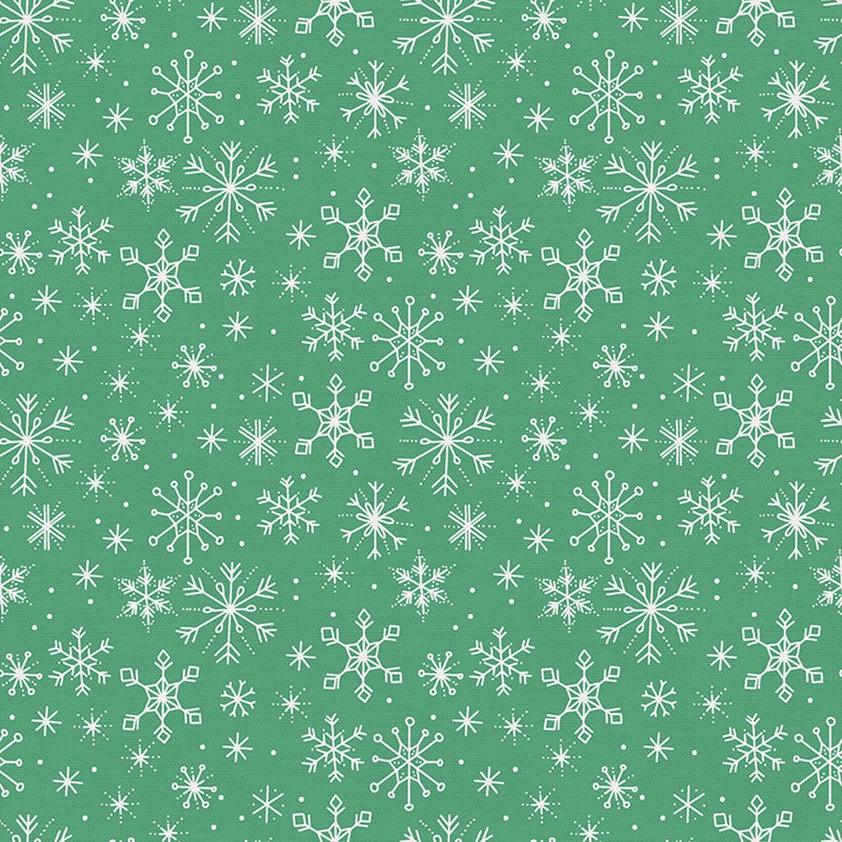 Snow Flake - Green