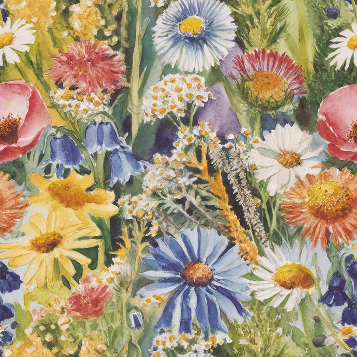 Wildflower Fantasy Pattern 7 Quilting Cotton Fabric