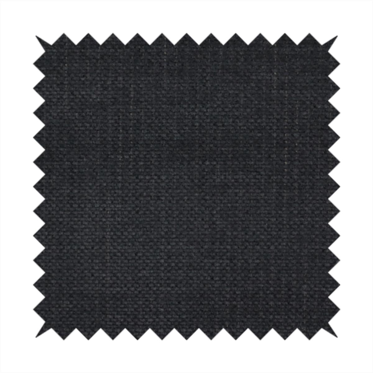 Corniglia Water Repellent Weave Black Colour Upholstery Fabric CTR-3401