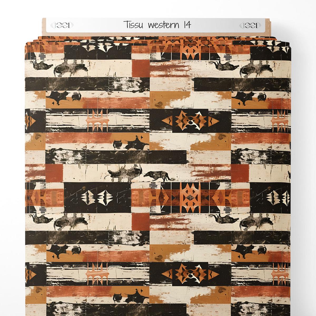 Tissu - western 14