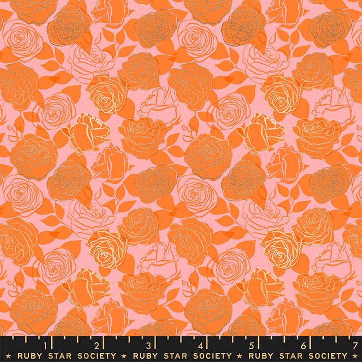 Melody Miller Curio - Roses in Balmy Metallic