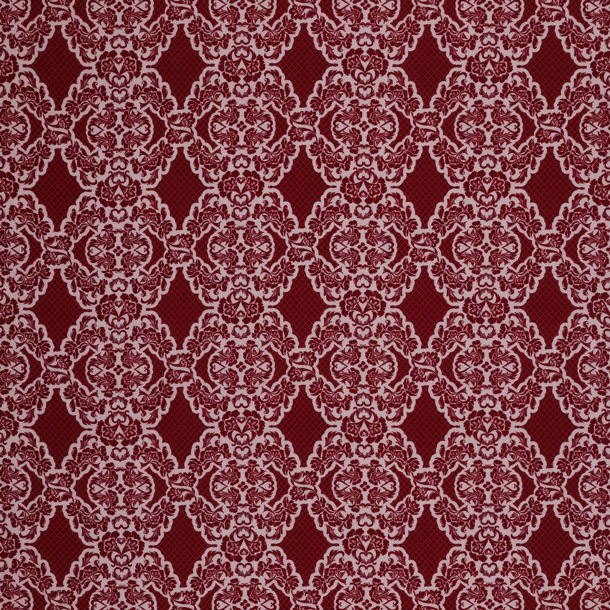 Cupid's Arrow Fabric Collection - Romantic Lace Red Velvet