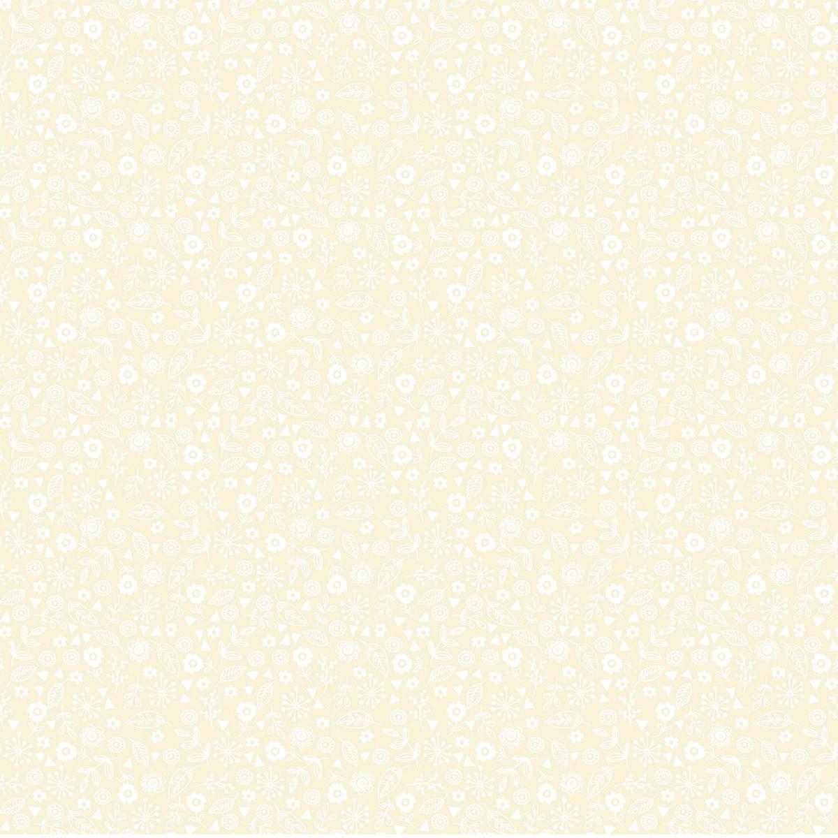 Makower Essentials - Doodle Ditzy Light Cream 1911 Q2