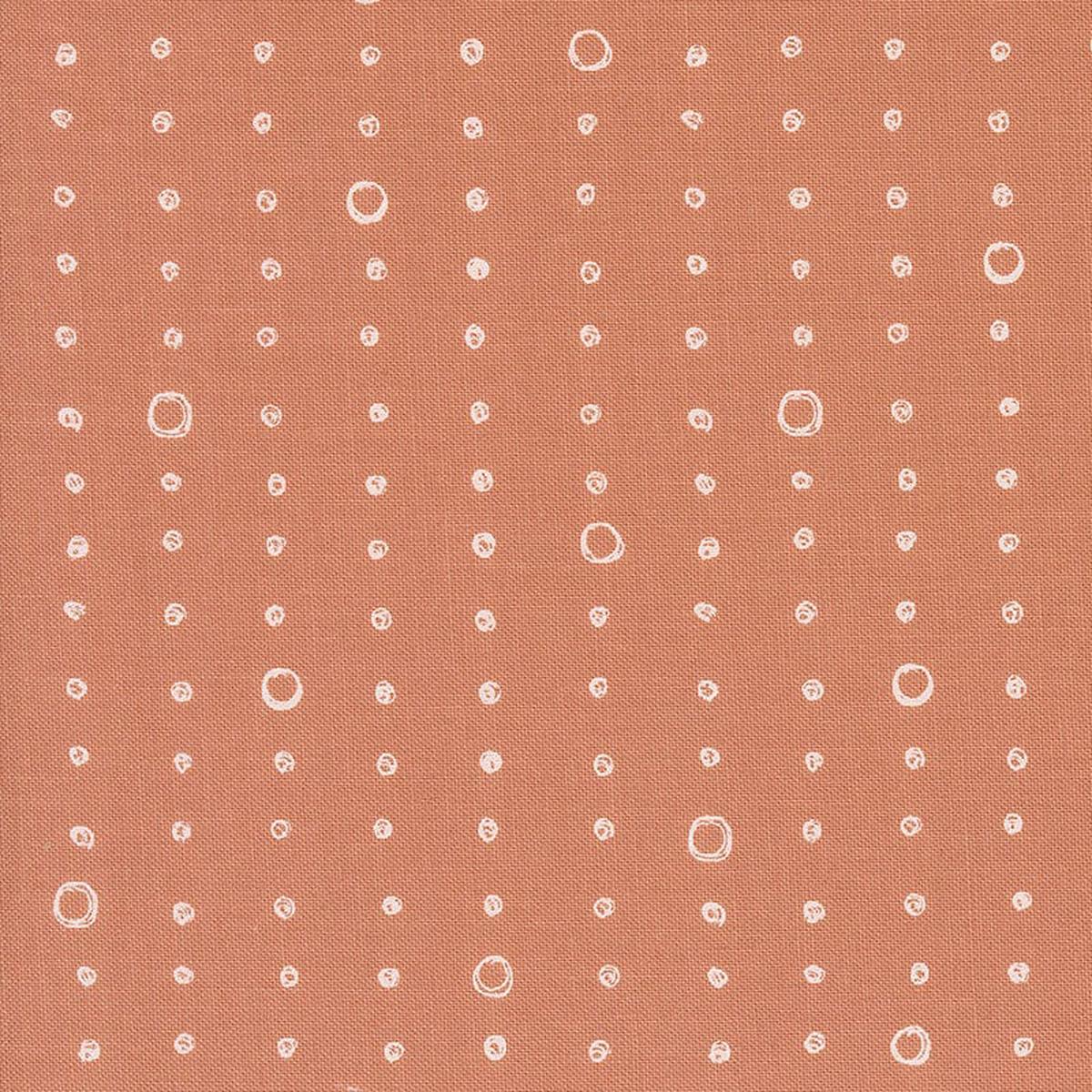Moda Chirp - Dots And Circles Clay 39038-14