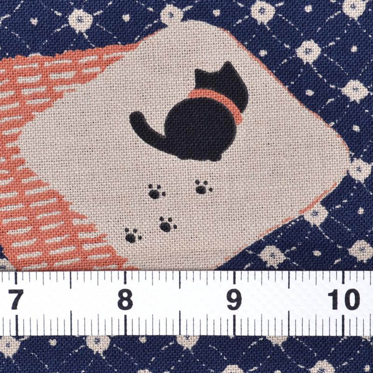 Japanese Wagara Patterns with Kittens
