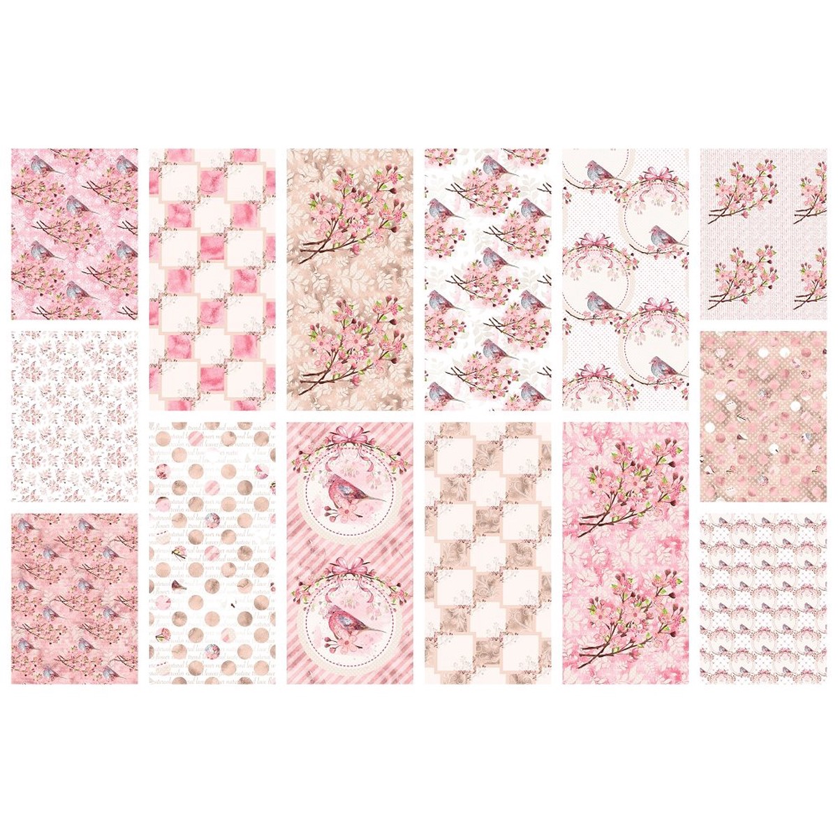 Cherry Blossom Fabric Collection - 12 Yard Bundle