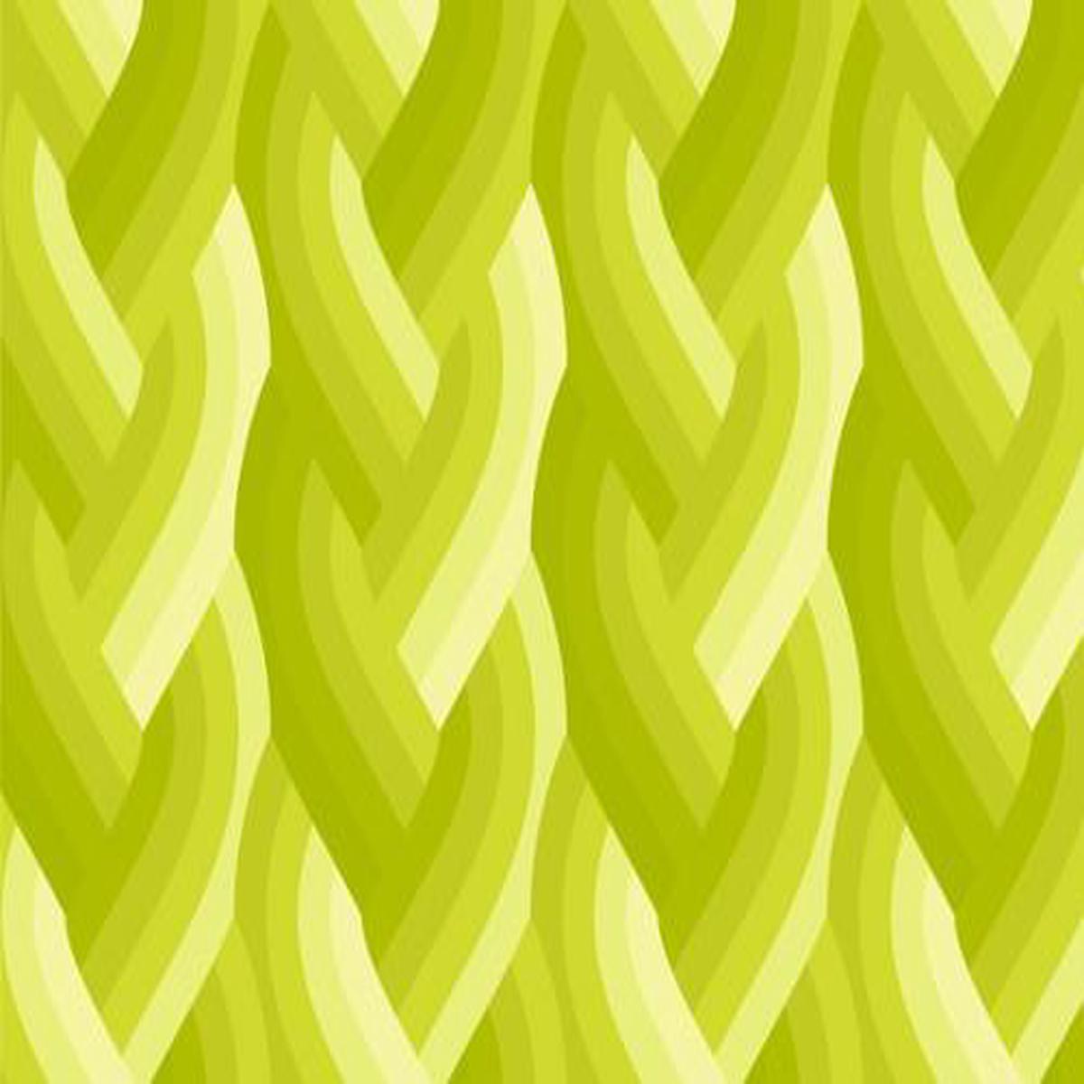 Echo Braid Acid Green Cotton 44" / 45" Fabric per yard