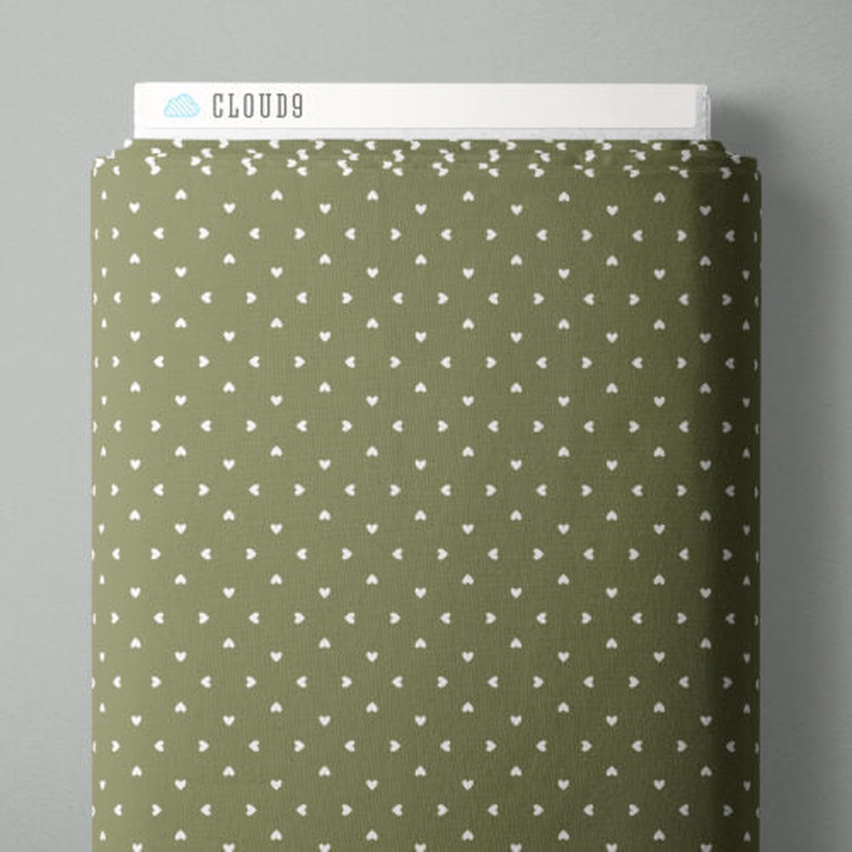Moss Quiet Devotion 44"/45" Cotton Fabric Per Yard