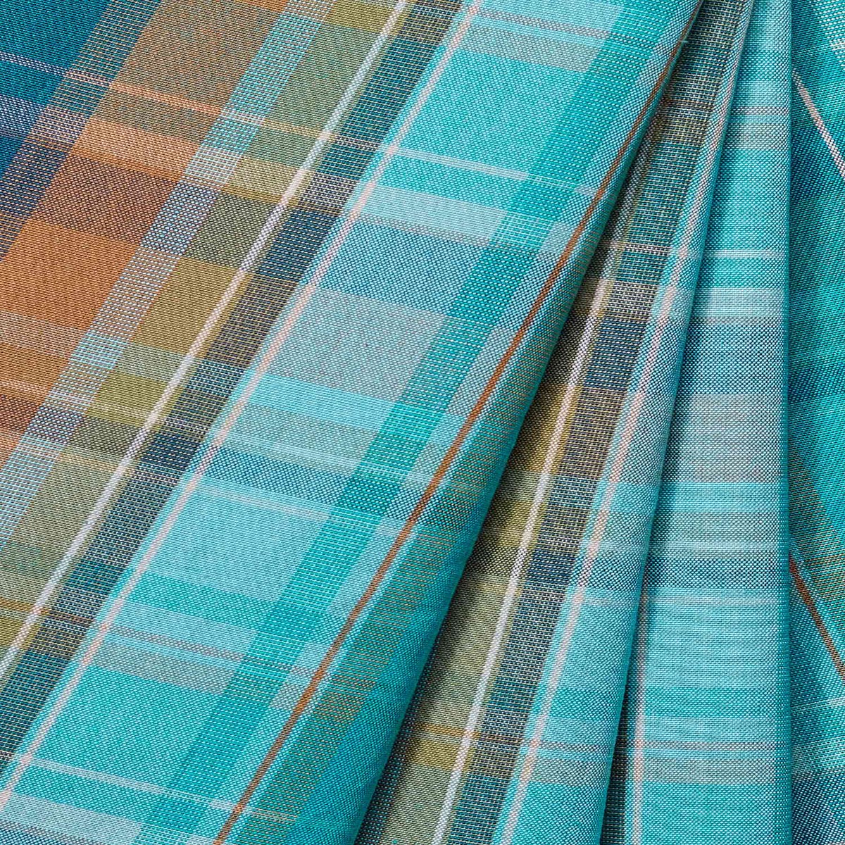 'Zinnia' Fabric by the Metre (Blue)