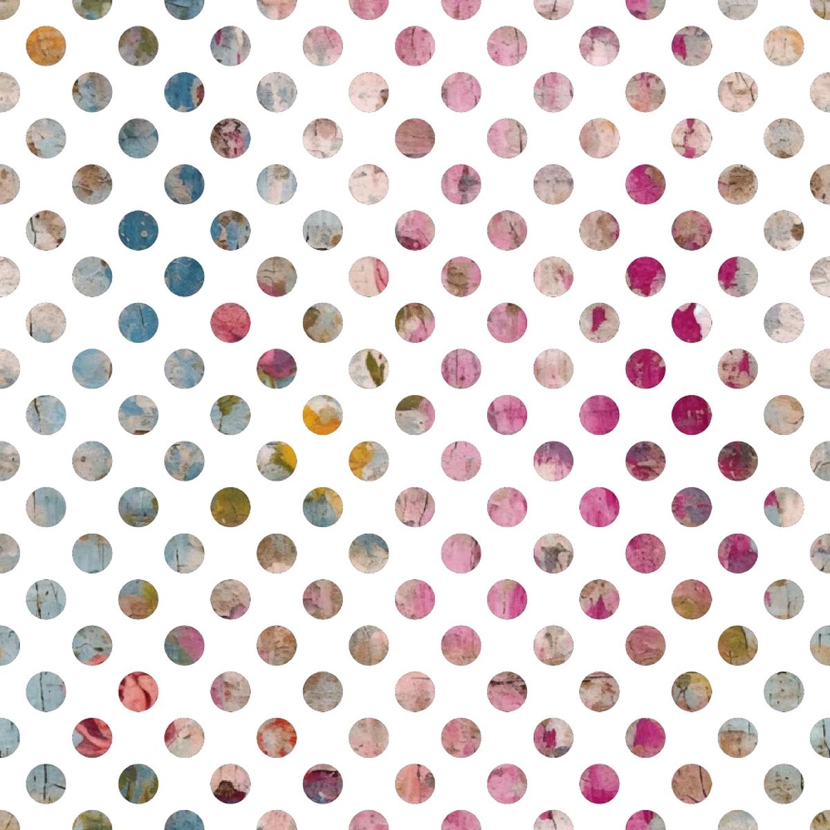 Girly Grunge Plaster Pattern 21 Quilting Cotton Fabric