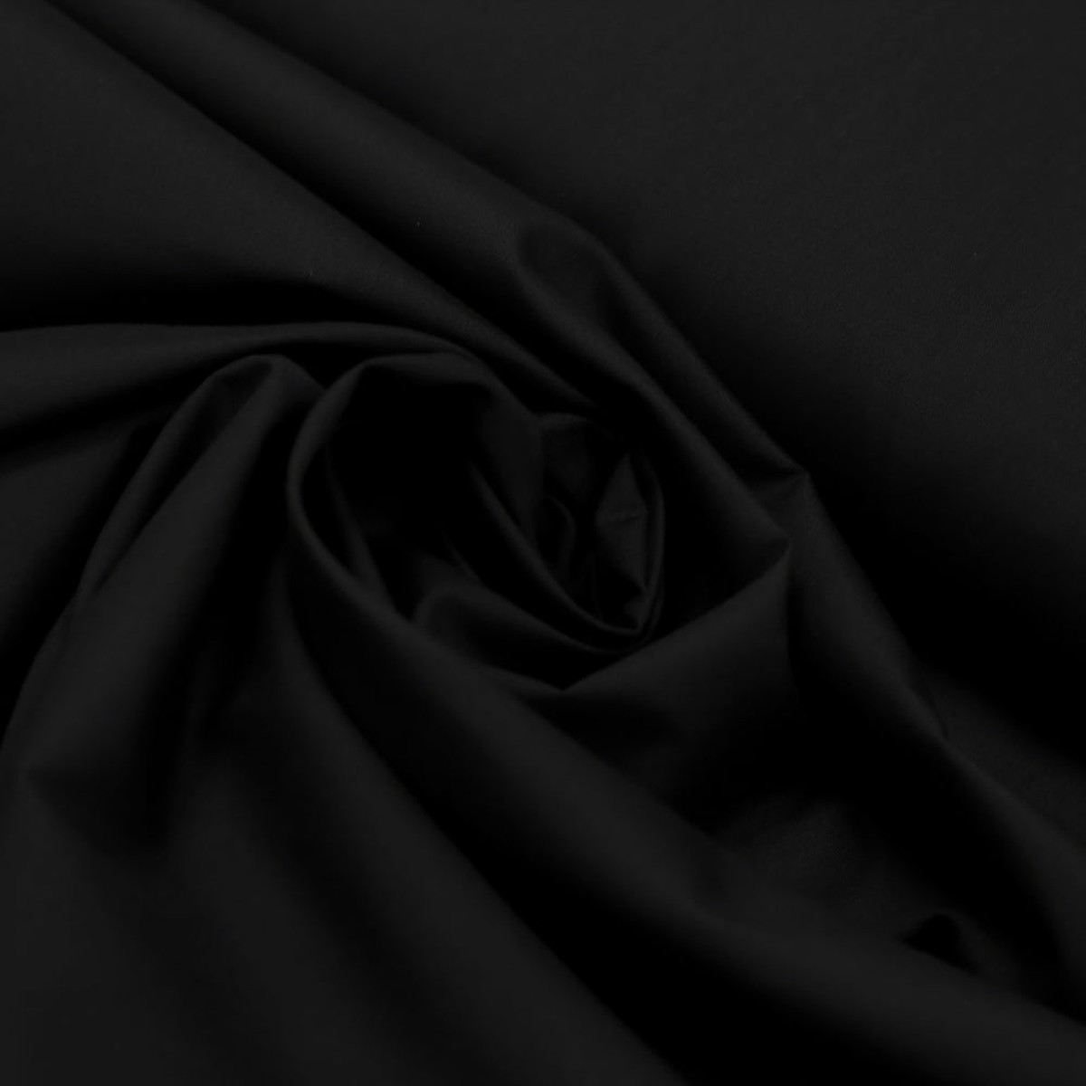 Broadcloth / Tremode Fabric 45", 80% Polyester, 20% Cotton - Black