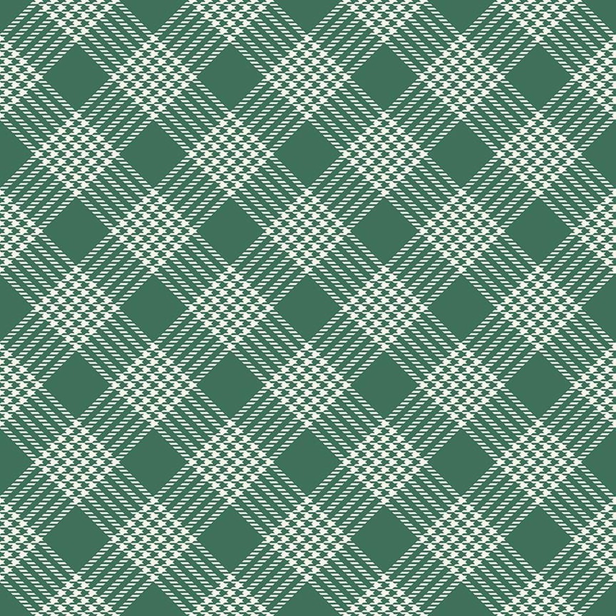 Merry Little Christmas - Plaid Green