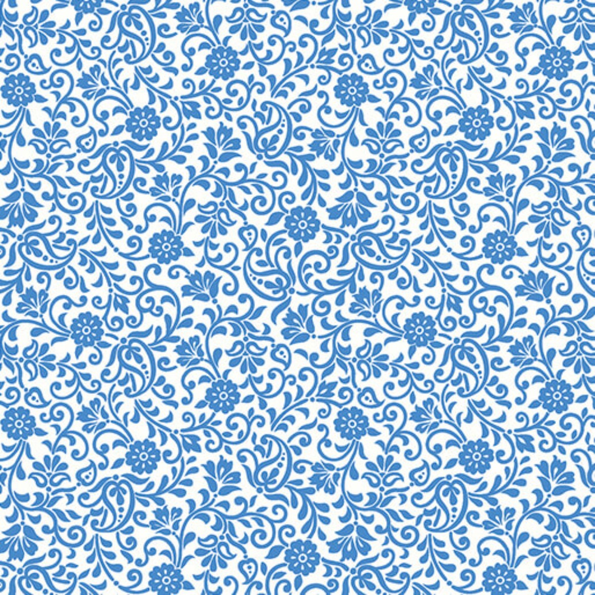 Gratitude and Grace Fabric Collection - First Flower Blue