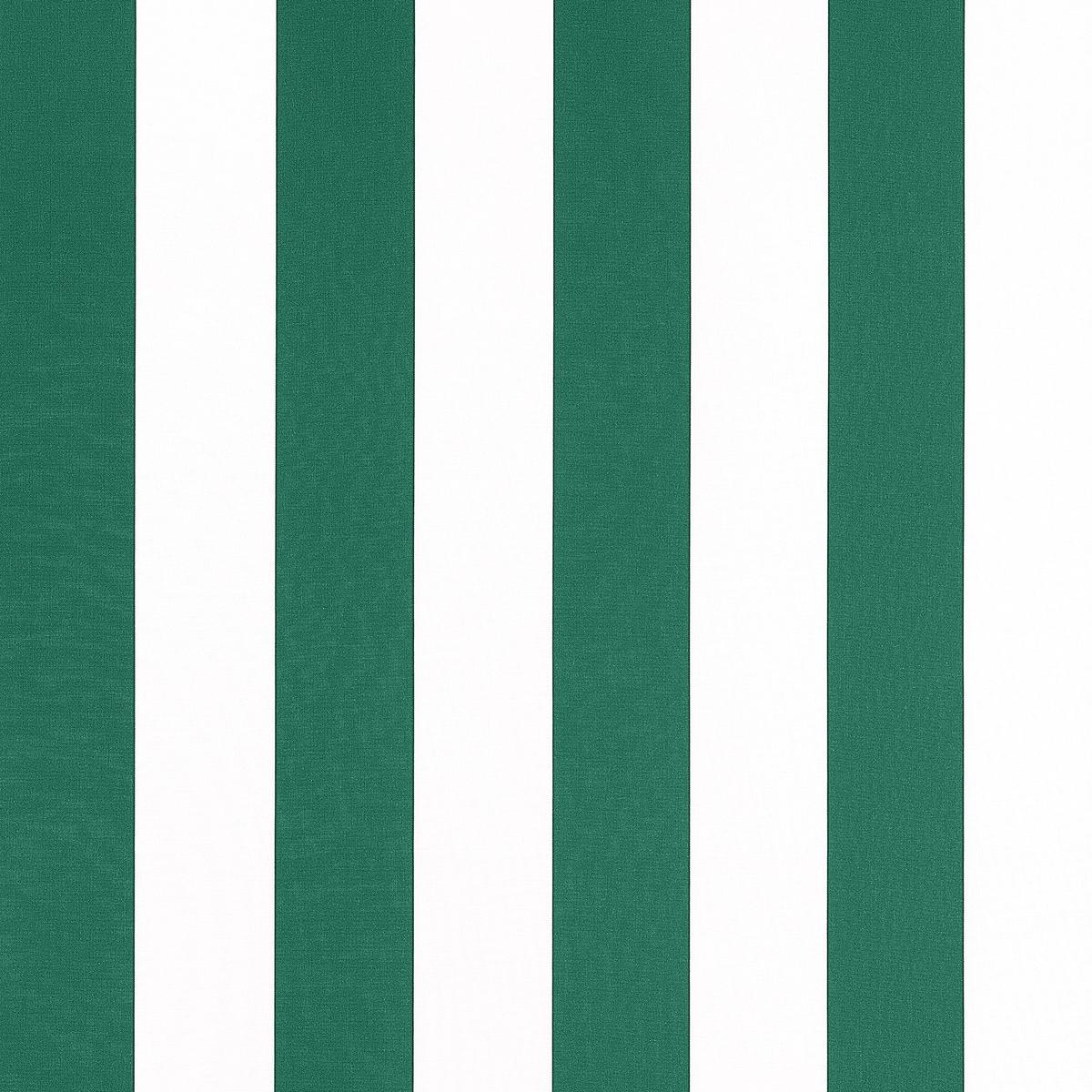 Cabana Stripe Forest Fabric