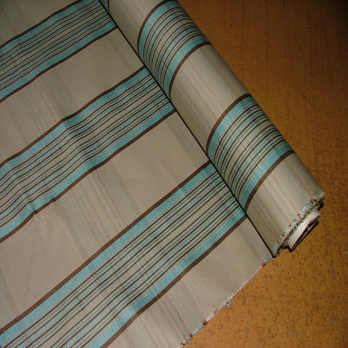 Curtain Upholstery Fabric Marvic Textiles Blue Beige - 10 Metre Roll