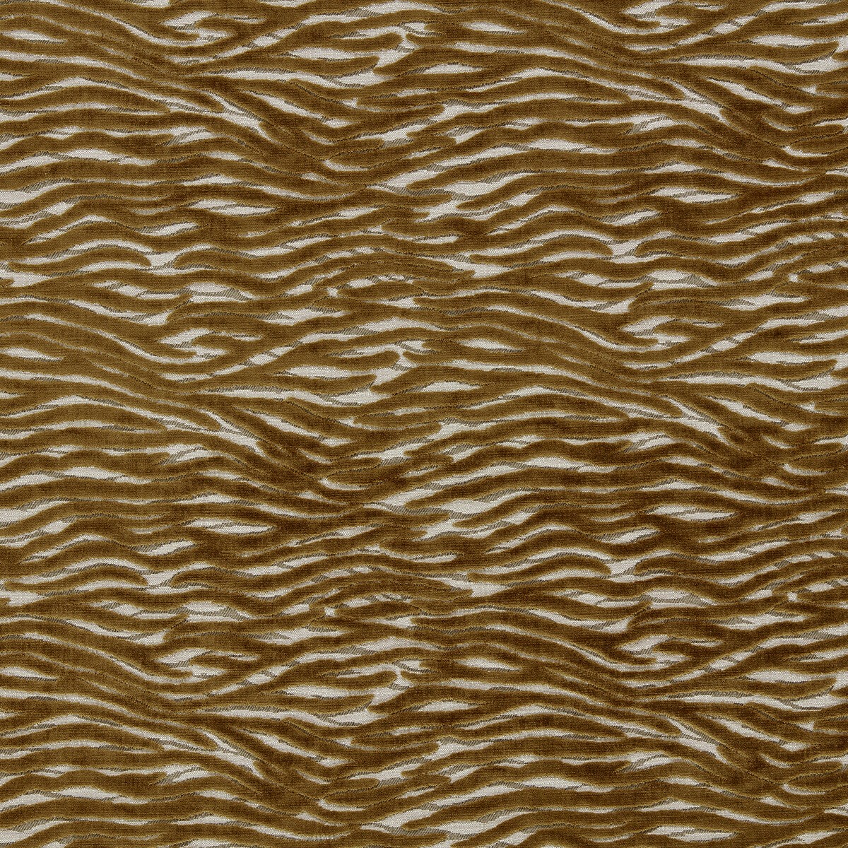 CLARKE AND CLARKE - WILDSTRIPE- BRONZE - Fabric by the Yard