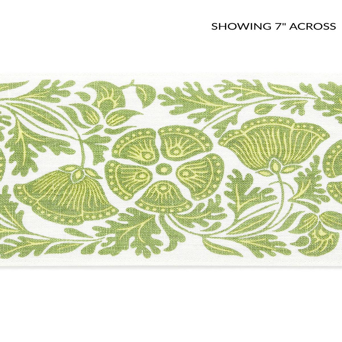 SCALAMANDRE GRETEL PRINTED TAPE FABRIC LEAVES OF GRASS - GW 0002T3330 NEW SKU # GWT33300002