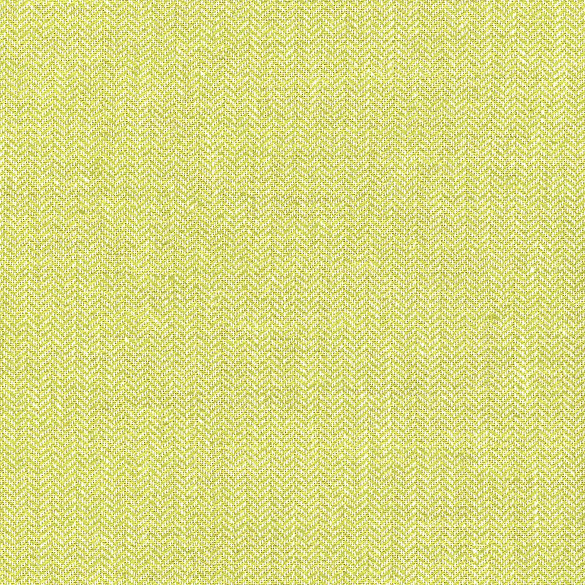 Bryton Linen Herringbone Lime Fabric