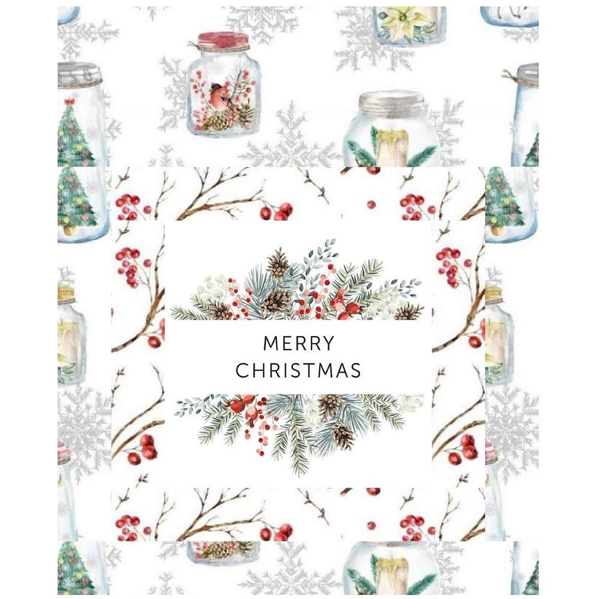 Merry Christmas Mini Wall Hanging 9 x 9