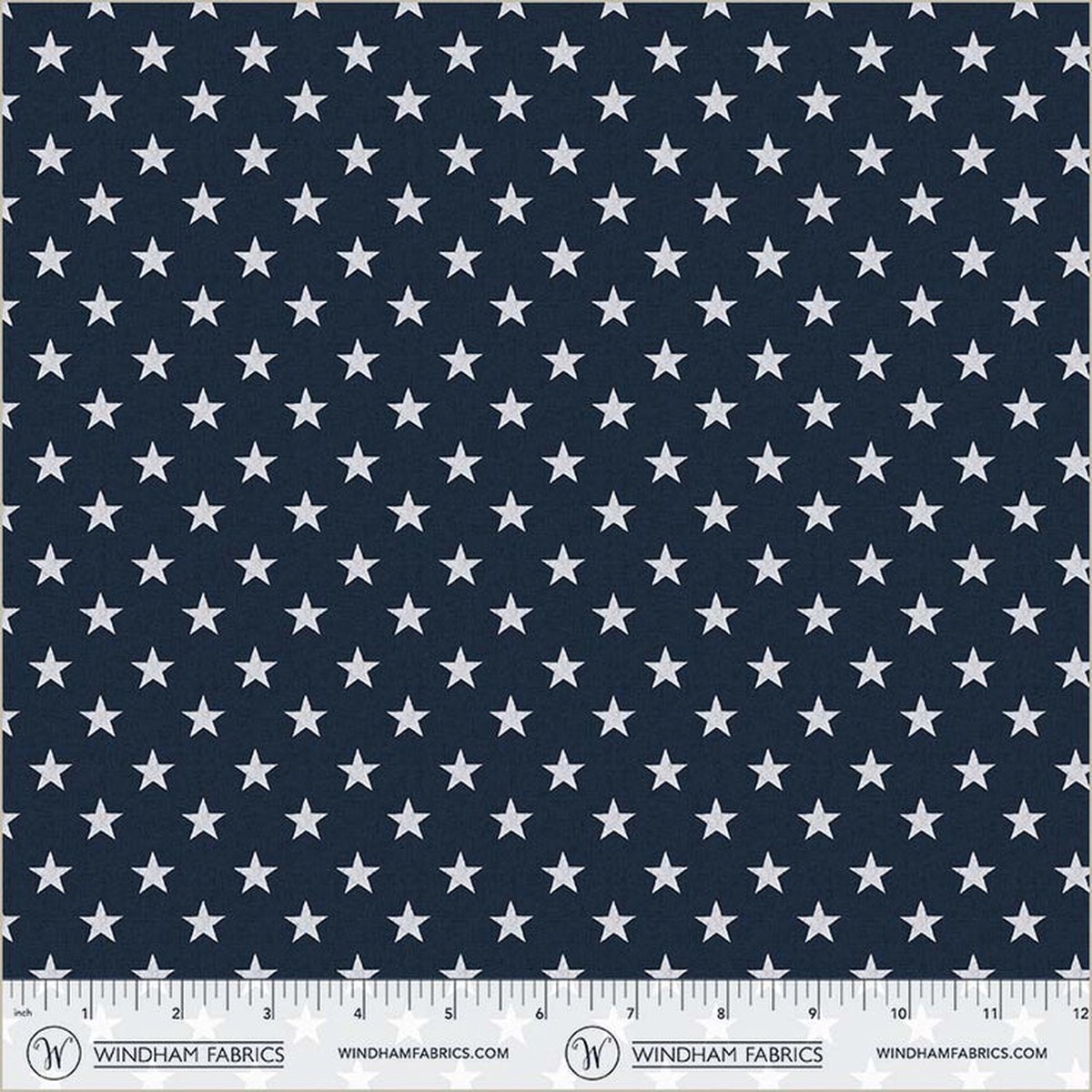 Navy America the Beautiful Stars 44"/45" Cotton Fabric Per yard
