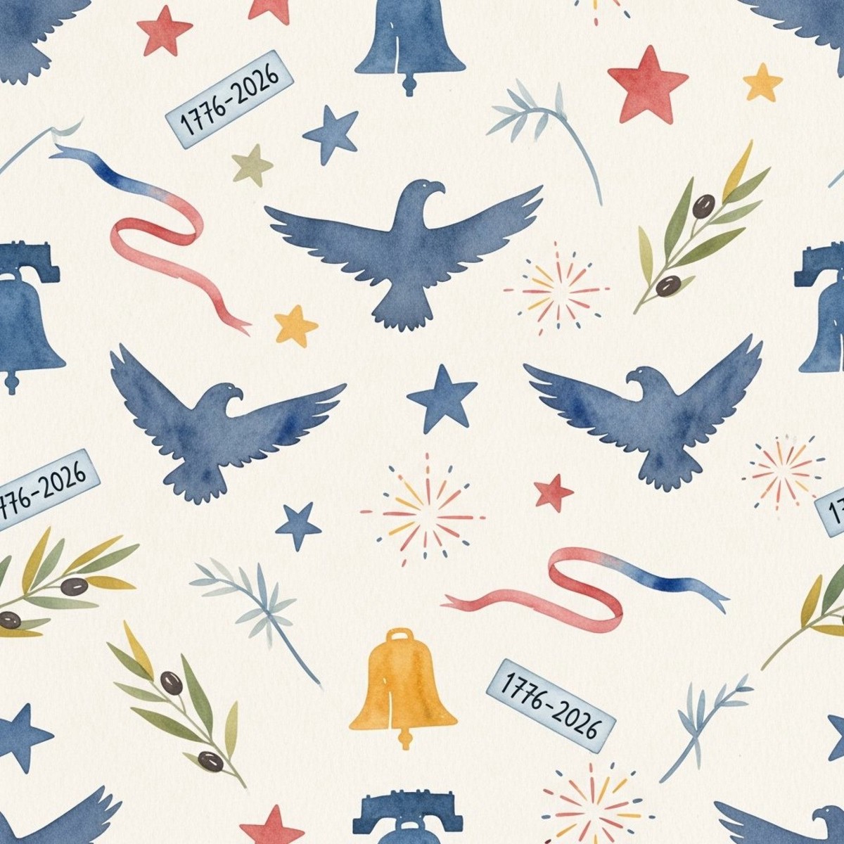 250th Anniversary Pattern 27 Quilting Cotton Fabric